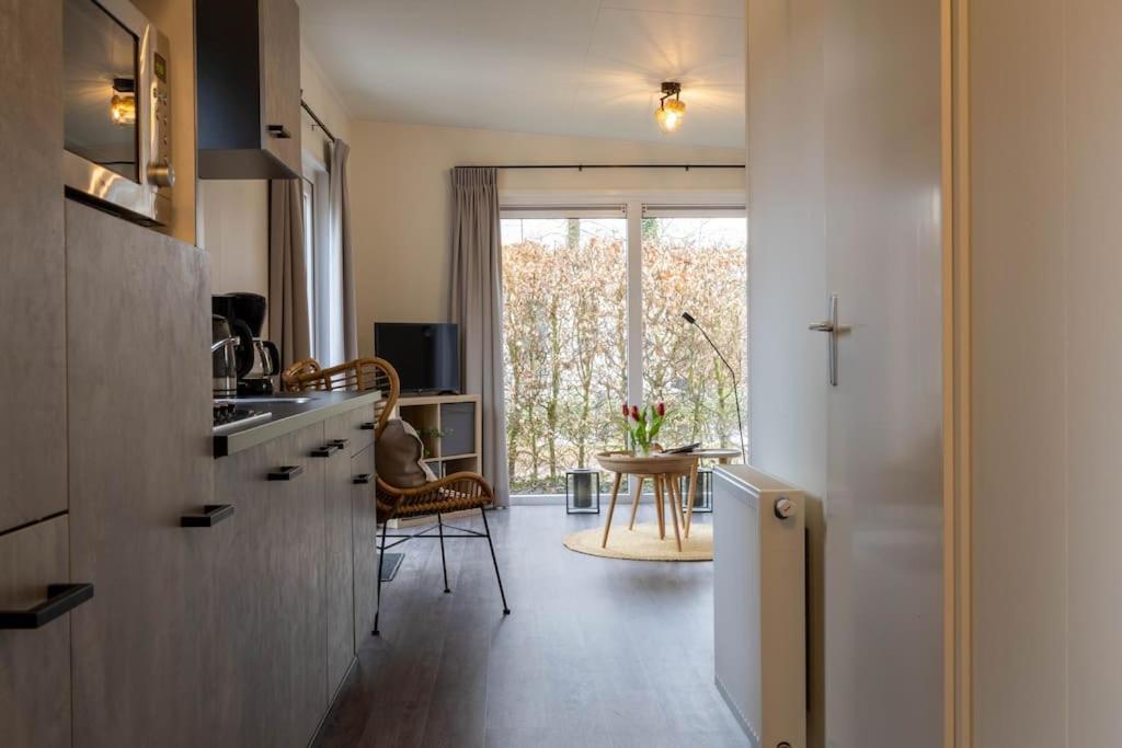 Gezellig Modern Chalet Midden Op De Veluwe Epe Esterno foto